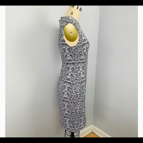 Caché Snake Black & White Dress - Picture 4 of 7